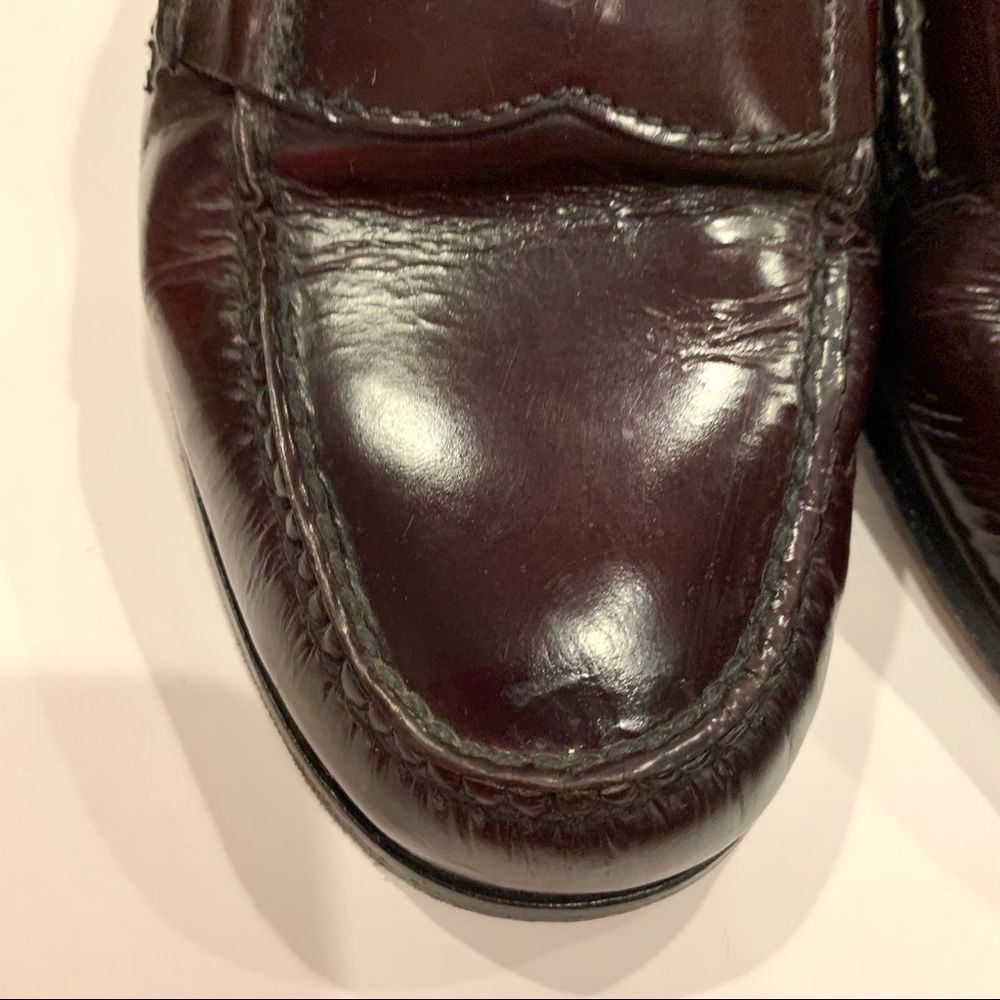 Cole Haan Burgundy Penny Loafers 12D - Picture 3 of 12